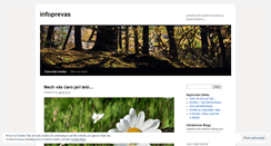 Desktop Screenshot of infoprevas.wordpress.com
