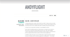 Desktop Screenshot of andyflight.wordpress.com