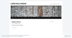 Desktop Screenshot of latinhollywood.wordpress.com