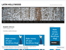 Tablet Screenshot of latinhollywood.wordpress.com