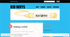 Desktop Screenshot of kidwhys.wordpress.com