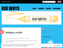 Tablet Screenshot of kidwhys.wordpress.com