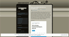 Desktop Screenshot of kurly420.wordpress.com