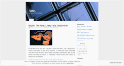 Desktop Screenshot of fakemagazine.wordpress.com