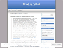 Tablet Screenshot of nordiskfrihet.wordpress.com