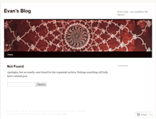 Tablet Screenshot of evankeane.wordpress.com