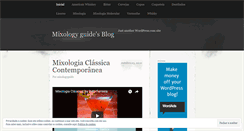 Desktop Screenshot of mixologyguide.wordpress.com