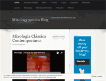 Tablet Screenshot of mixologyguide.wordpress.com