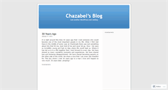 Desktop Screenshot of chazabel.wordpress.com