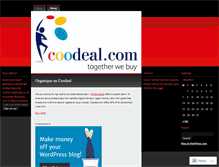 Tablet Screenshot of coodeal.wordpress.com