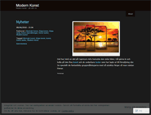 Tablet Screenshot of modernkonst.wordpress.com
