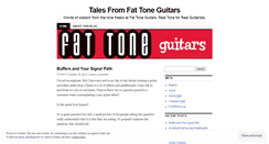 Desktop Screenshot of fattoneguitars.wordpress.com