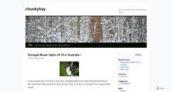 Desktop Screenshot of chunkyhay.wordpress.com
