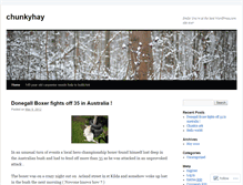 Tablet Screenshot of chunkyhay.wordpress.com