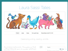 Tablet Screenshot of laurasassitales.wordpress.com