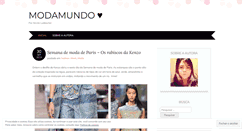 Desktop Screenshot of modamundo.wordpress.com