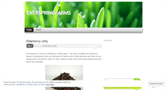 Desktop Screenshot of everspringfarms.wordpress.com