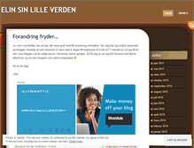 Tablet Screenshot of elinsinlilleverden.wordpress.com