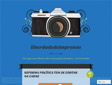 Tablet Screenshot of liberdadedeimprensa.wordpress.com