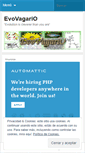 Mobile Screenshot of evovagario.wordpress.com