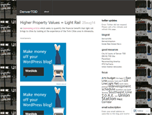 Tablet Screenshot of denvertod.wordpress.com