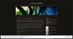 Desktop Screenshot of multiculturalmethodists.wordpress.com