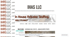 Desktop Screenshot of ihasllc.wordpress.com