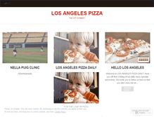 Tablet Screenshot of losangelespizza.wordpress.com