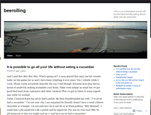 Tablet Screenshot of beerolling.wordpress.com