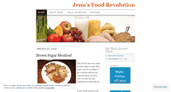 Desktop Screenshot of jennsfoodrevolution.wordpress.com