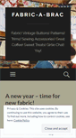 Mobile Screenshot of fabricabrac.wordpress.com