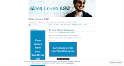 Desktop Screenshot of mileslovesasu.wordpress.com