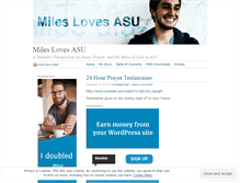 Tablet Screenshot of mileslovesasu.wordpress.com