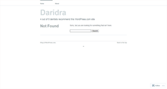 Desktop Screenshot of daridra.wordpress.com