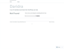 Tablet Screenshot of daridra.wordpress.com