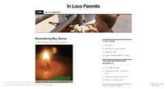 Desktop Screenshot of inlocoparentis.wordpress.com