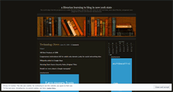 Desktop Screenshot of librarian2008.wordpress.com