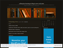 Tablet Screenshot of librarian2008.wordpress.com