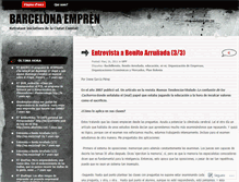 Tablet Screenshot of bcnempren.wordpress.com