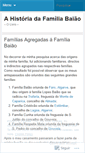 Mobile Screenshot of familiabaiao.wordpress.com