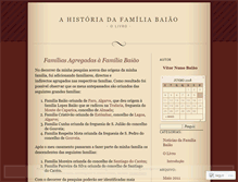 Tablet Screenshot of familiabaiao.wordpress.com