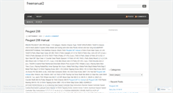 Desktop Screenshot of freemanual2.wordpress.com