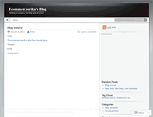 Tablet Screenshot of ecommerceerika.wordpress.com