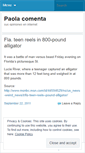 Mobile Screenshot of paolacomenta.wordpress.com
