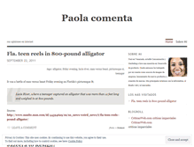 Tablet Screenshot of paolacomenta.wordpress.com