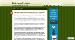 Desktop Screenshot of biotechnos.wordpress.com