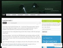 Tablet Screenshot of diverscorner.wordpress.com