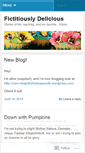 Mobile Screenshot of fictitiouslydelicious.wordpress.com