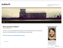 Tablet Screenshot of buffalo74.wordpress.com