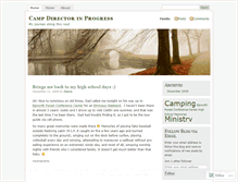 Tablet Screenshot of camptacular.wordpress.com